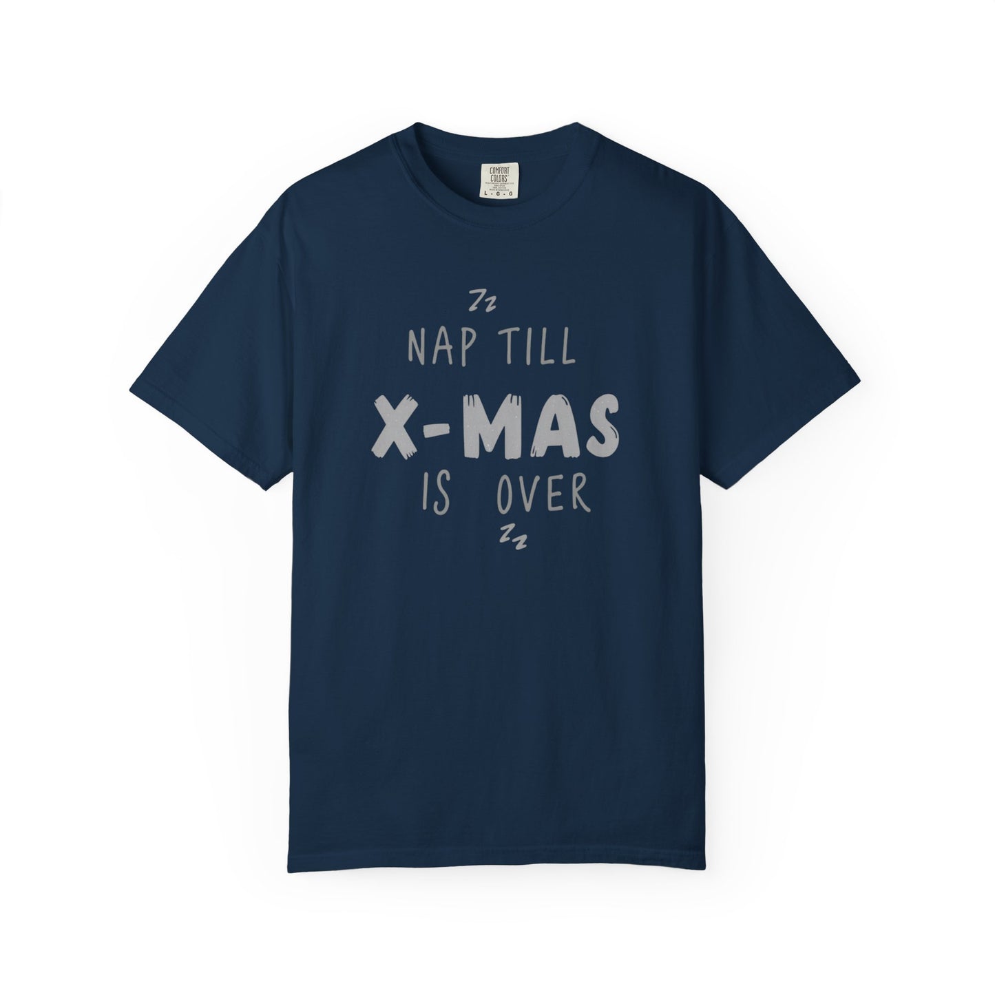 Nap Till X-Mas T-Shirt — Funny Christmas Holiday Tee