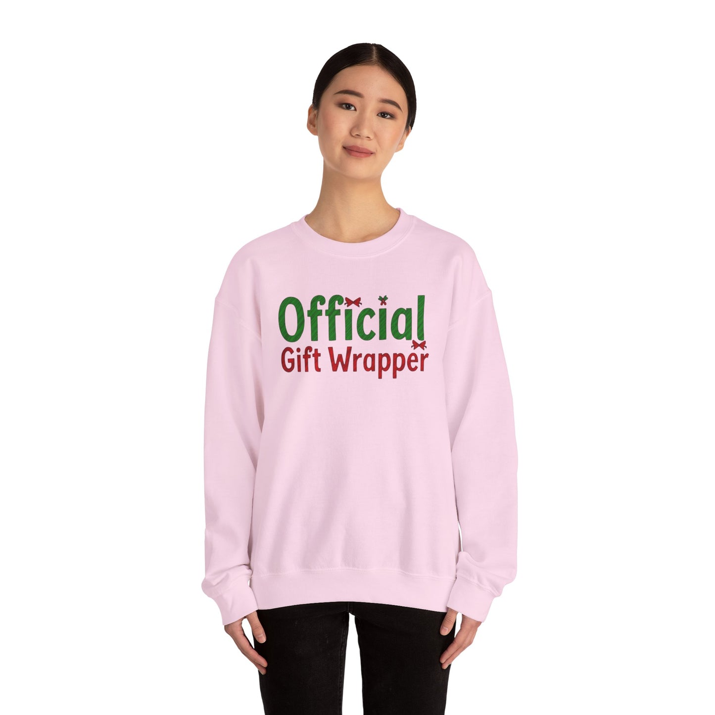 Christmas 'Official Gift Wrapper' Sweatshirt - Funny Holiday Gift Wrapping Tee