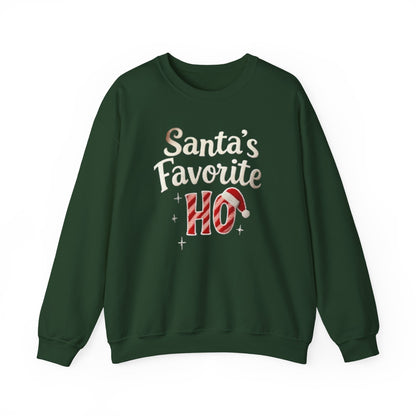 Santa’s Favorite, ugly Christmas sweater Unisex Heavy Blend™ Crewneck Sweatshirt