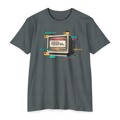 Nostalgic Monitor Reboot Unisex CVC Jersey T-shirt