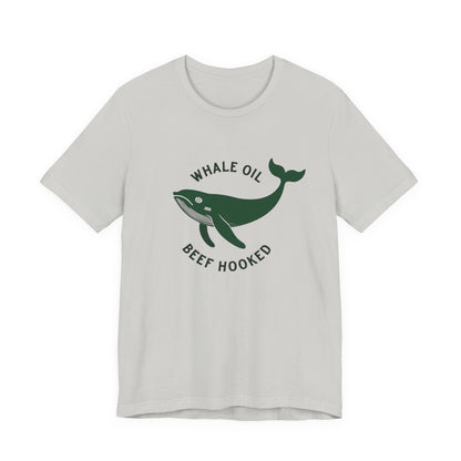 Whale Oil Beef Hooked, Unisex Jersey Short Sleeve Tee
