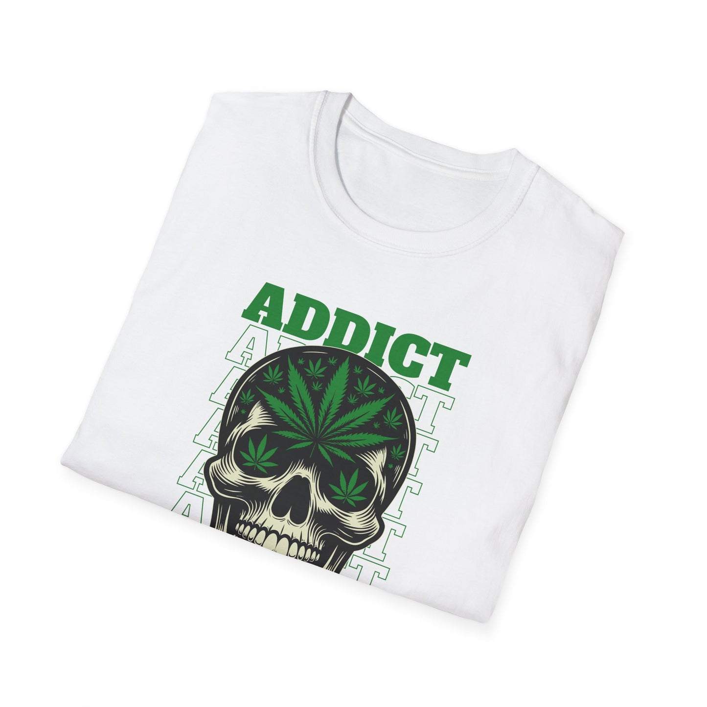 Cannabis Addict T-Shirt — Funny Marijuana Graphic Tee