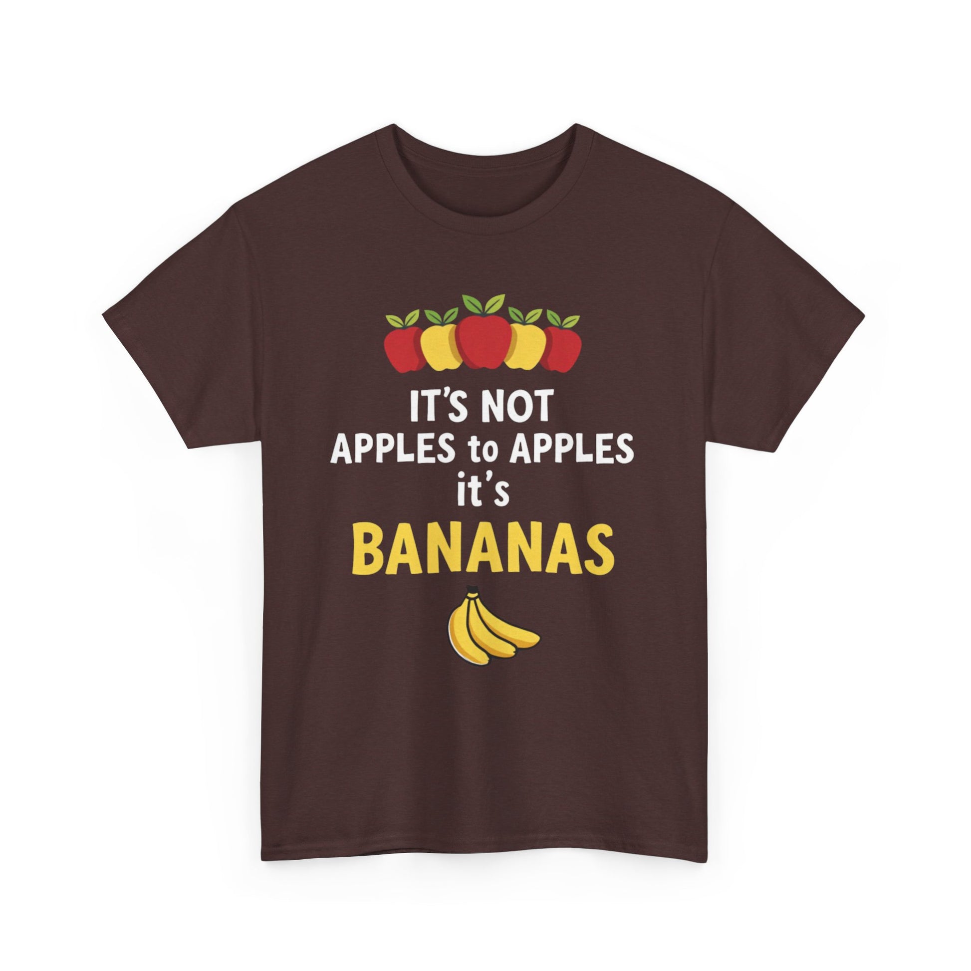 Funny Banana T-Shirt: It's Not Apples to Apples, Cute Graphic Tee for Food Lovers, Gift for Birthdays, Casual Wear, Humor Shirt - Psychonaut Swag