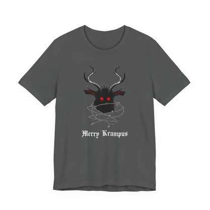 Krampus Graphic Tee — "Merry Krampus" Holiday Horror T-Shirt