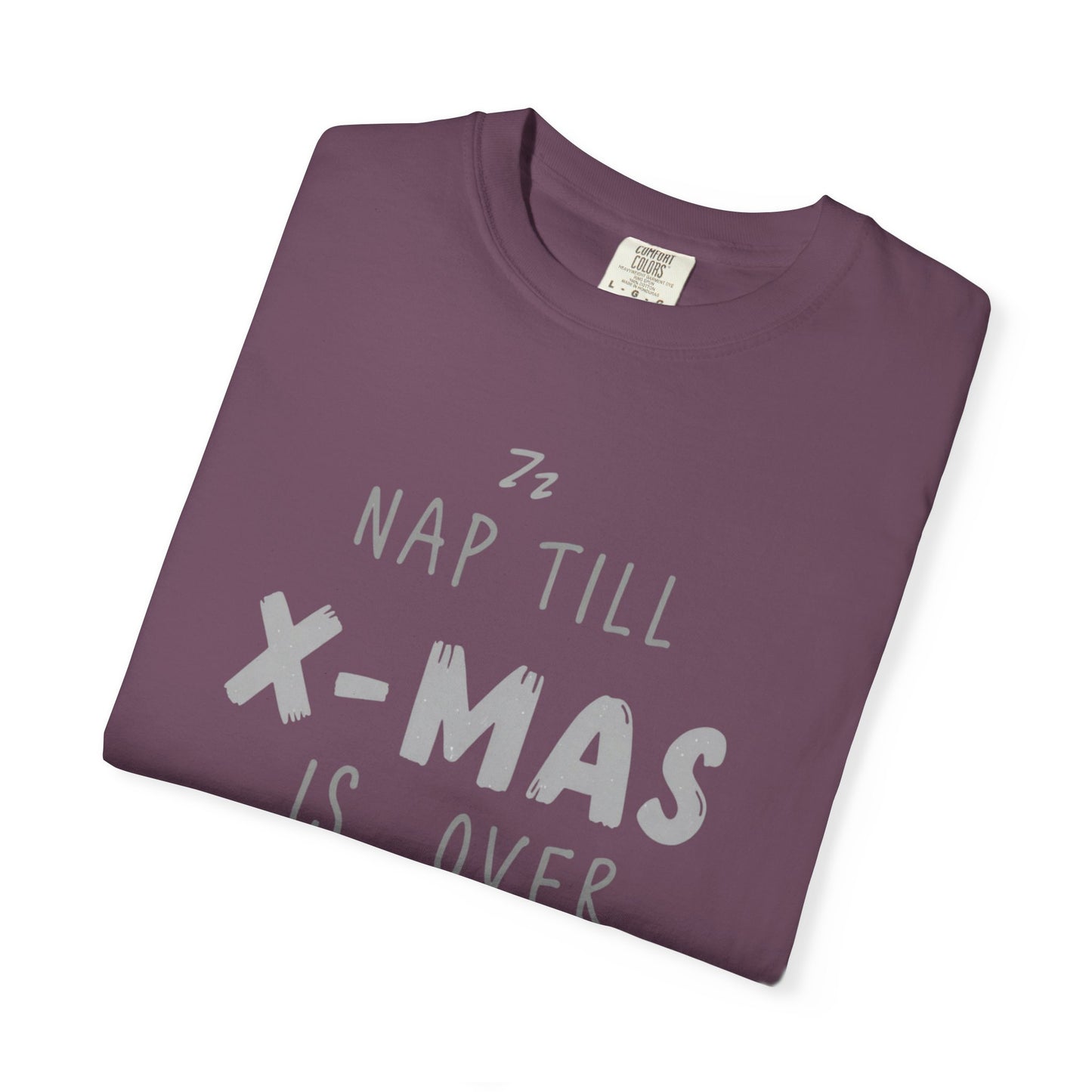 Nap Till X-Mas T-Shirt — Funny Christmas Holiday Tee