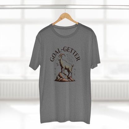 Goal-Getter Goat, Capricorn T-Shirt – Motivational Mountain Climber Tee