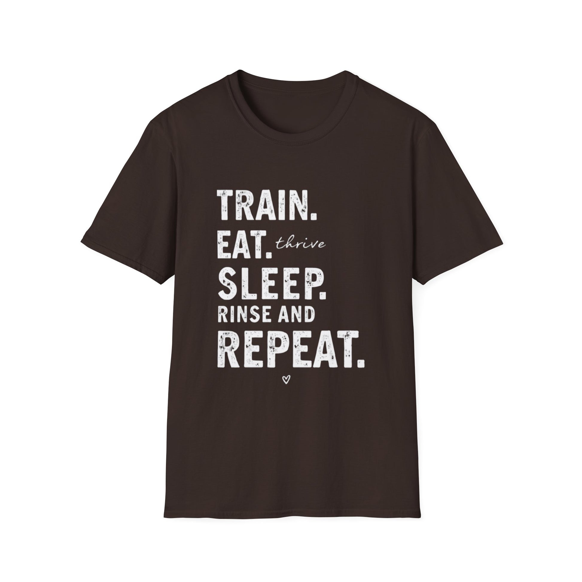Train Eat Sleep Repeat T-Shirt, Fitness Apparel, Gym Wear, Motivational Shirt, Casual Unisex Tee - Psychonaut Swag
