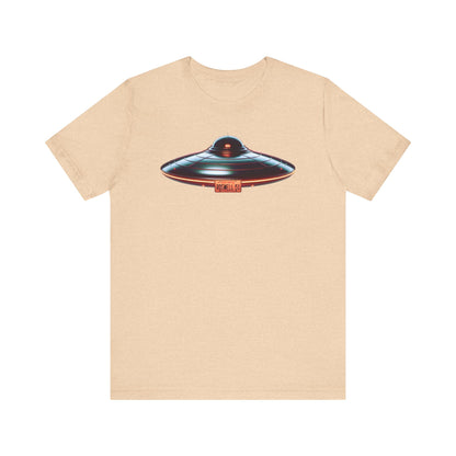Flying Saucer, Unisex Jersey Short Sleeve Tee - Psychonaut Swag