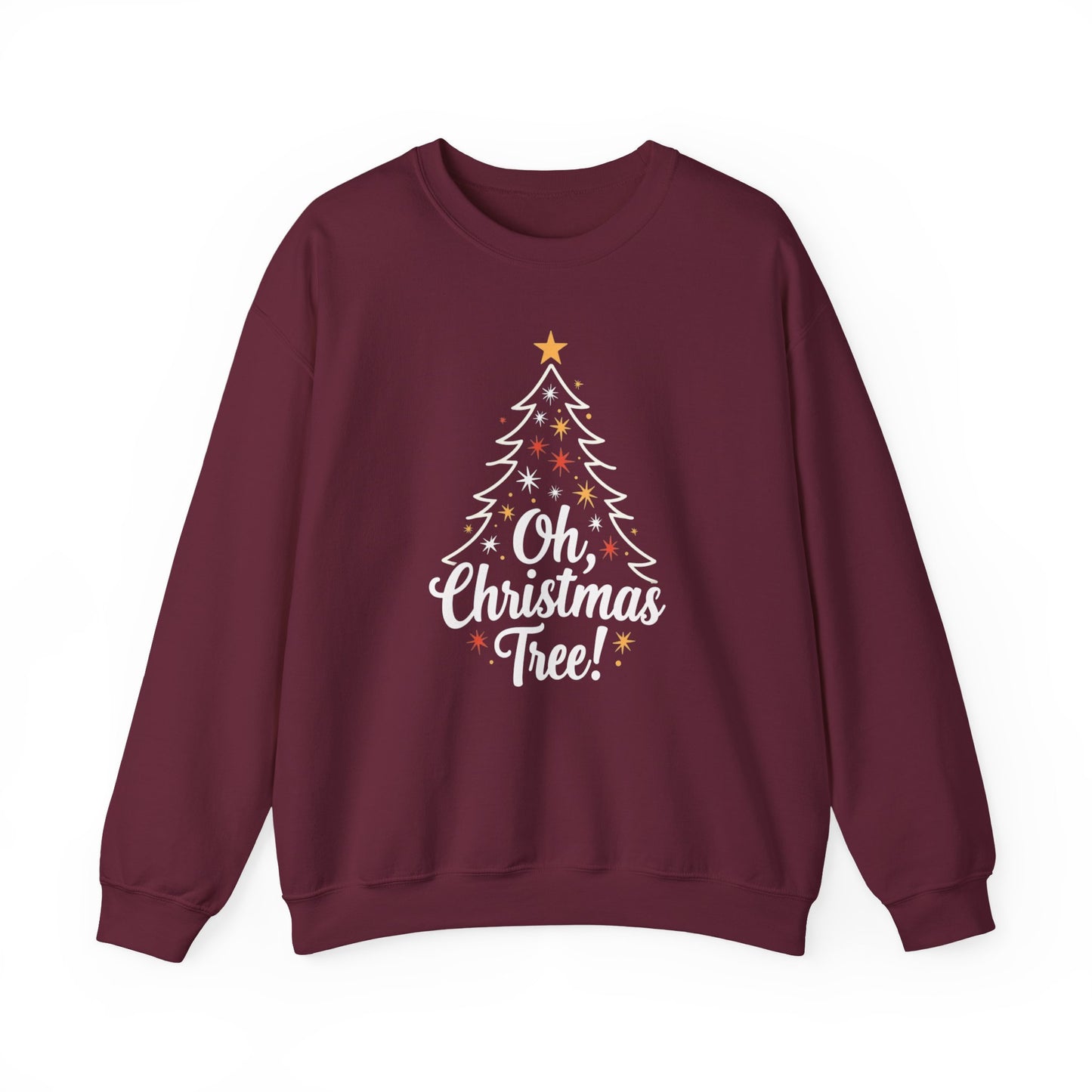 Christmas Tree Sweatshirt – "Oh, Christmas Tree!" Holiday Crewneck