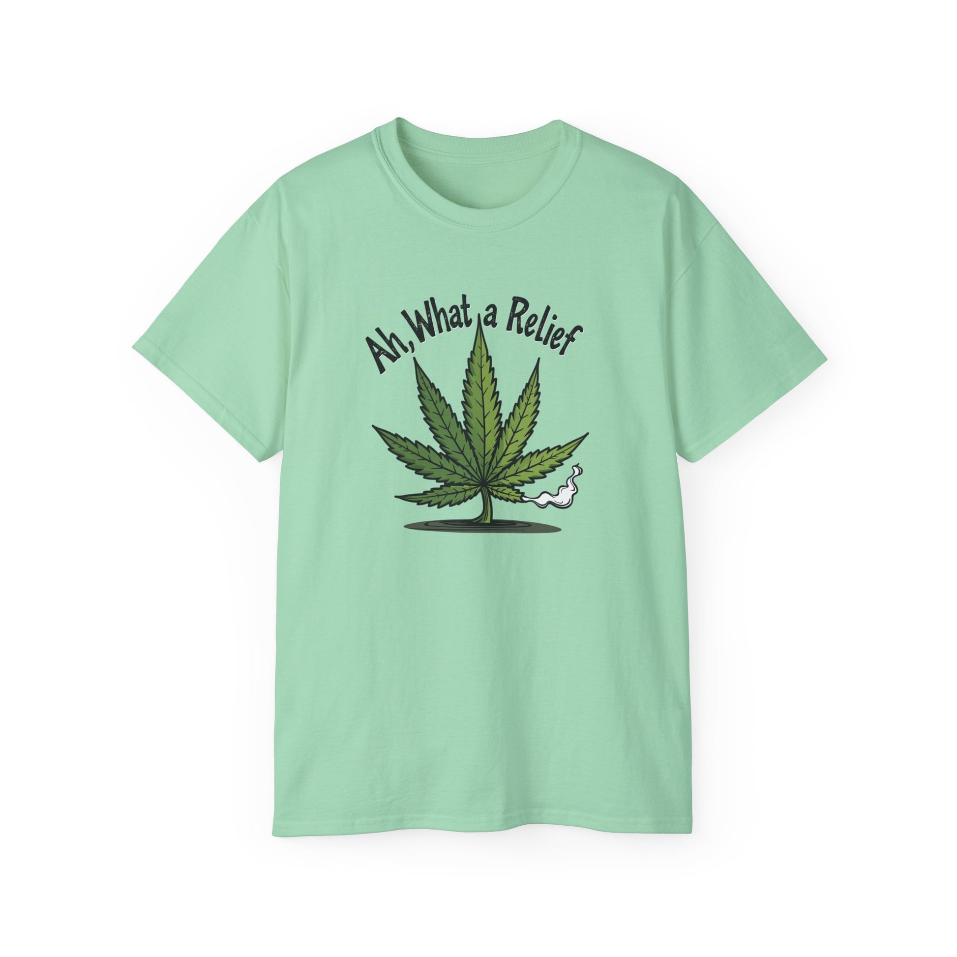 Ah, What a Relief Unisex Ultra Cotton Tee - Perfect for Cannabis Enthusiasts - Psychonaut Swag