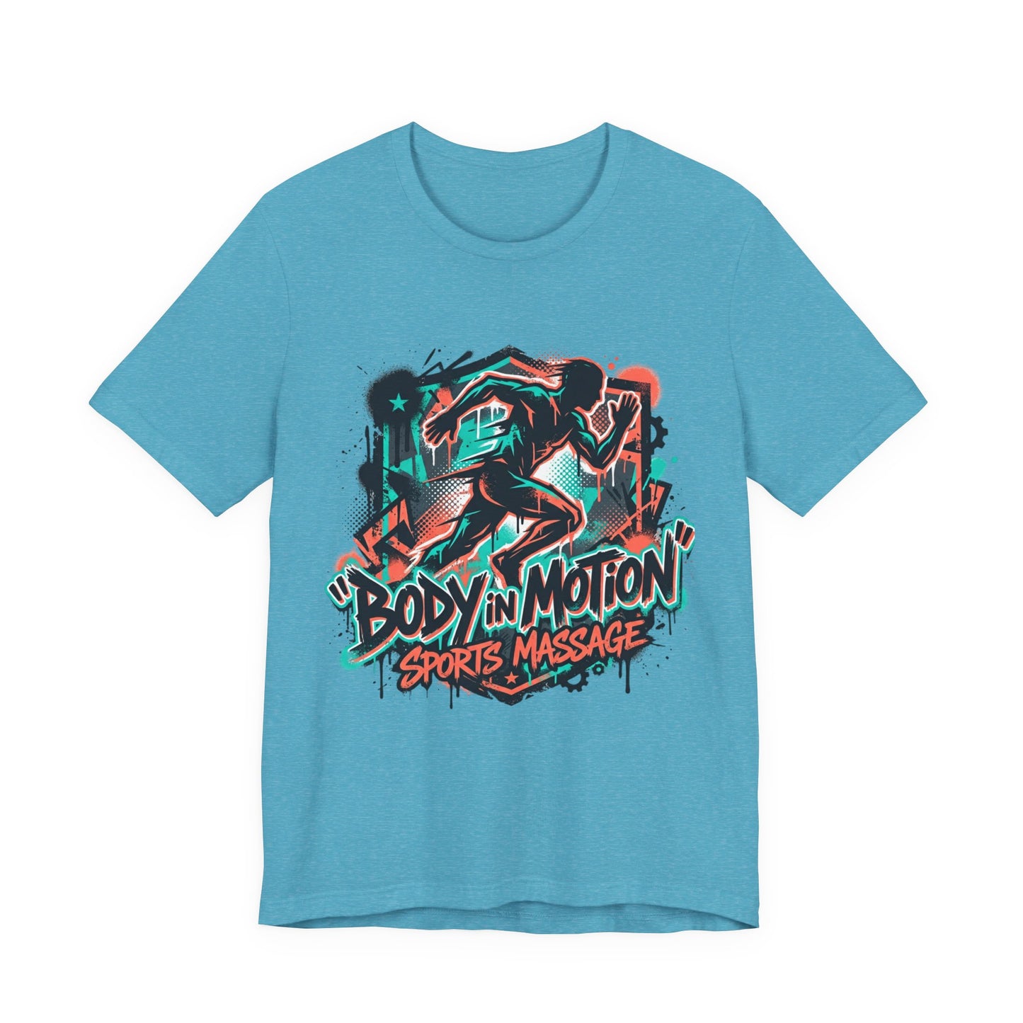 Sports Massage T-Shirt — Athletic Runner Graphic Tee