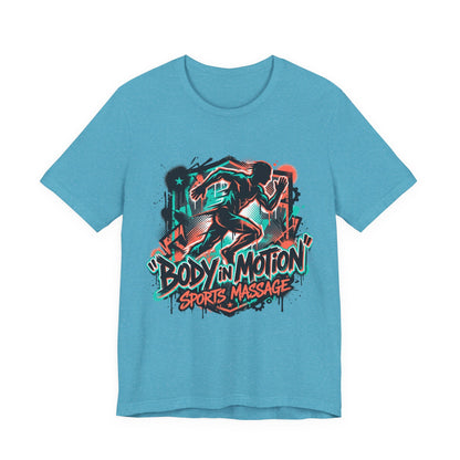 Sports Massage T-Shirt — Athletic Runner Graphic Tee