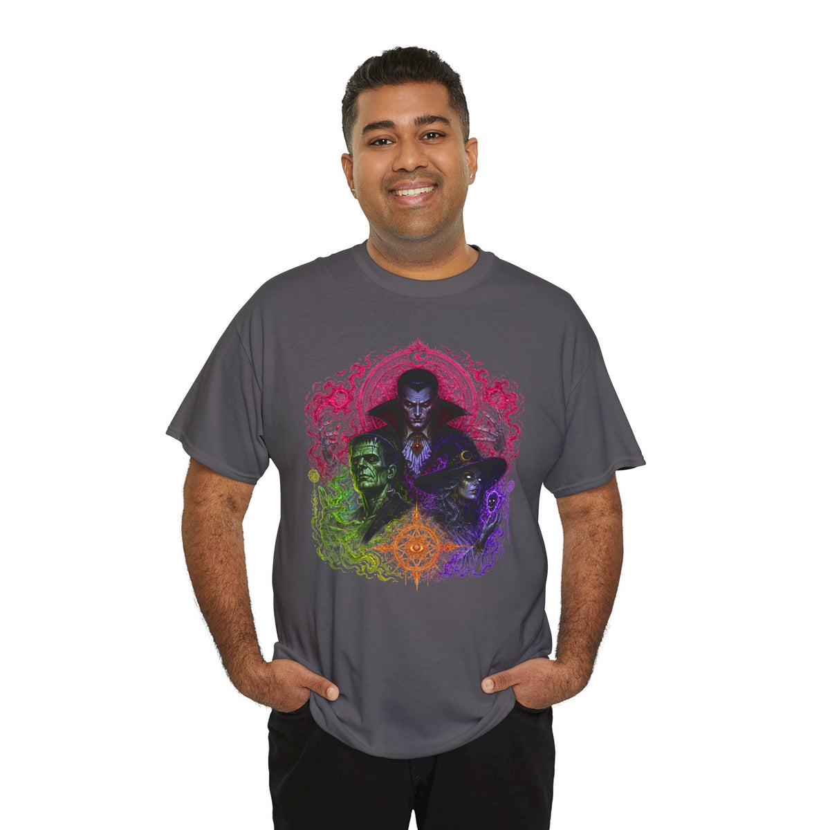 Mystic Vampire Trio T-Shirt — Gothic Horror Art Tee