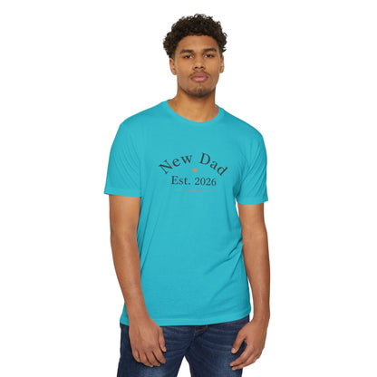 New Dad 2026, Unisex CVC Jersey T-shirt