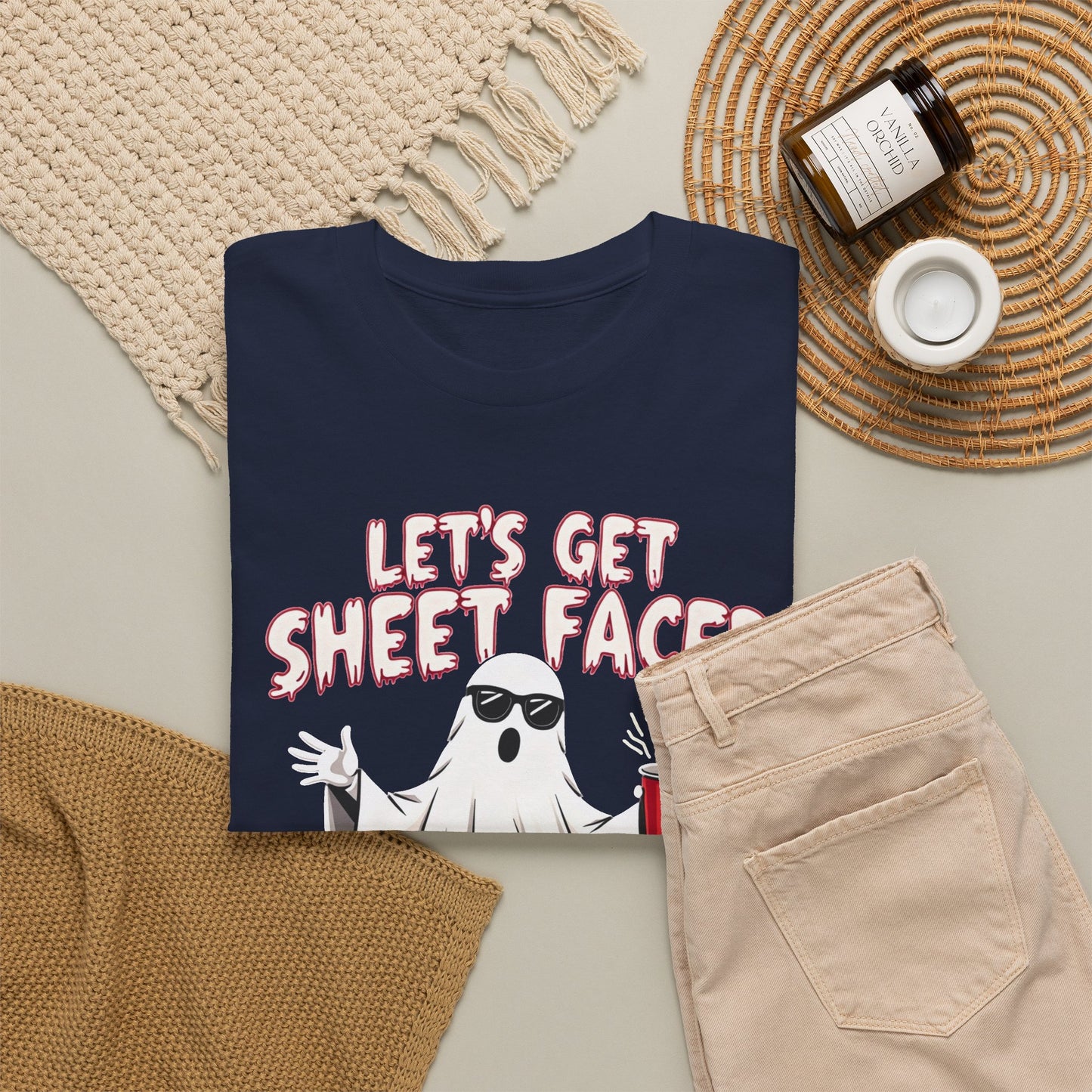 Let’s Get Sheet Faced Halloween T-Shirt