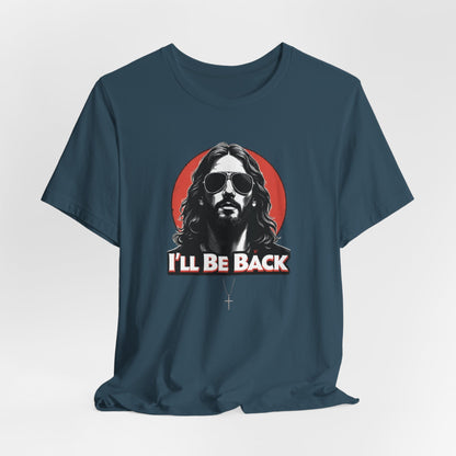 Jesus to return, 80’s retro Rocker T-Shirt, Casual Wear, Movie Quote Shirt, Gift for Fans, Unisex Top