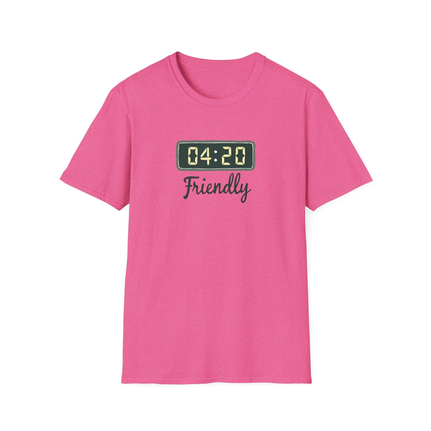 Friendly 4:20 Unisex T-Shirt | Marijuana Enthusiast Tee, Cannabis Gift, 420 Apparel, Stoner Friends Outfit, Chill Vibe Clothing