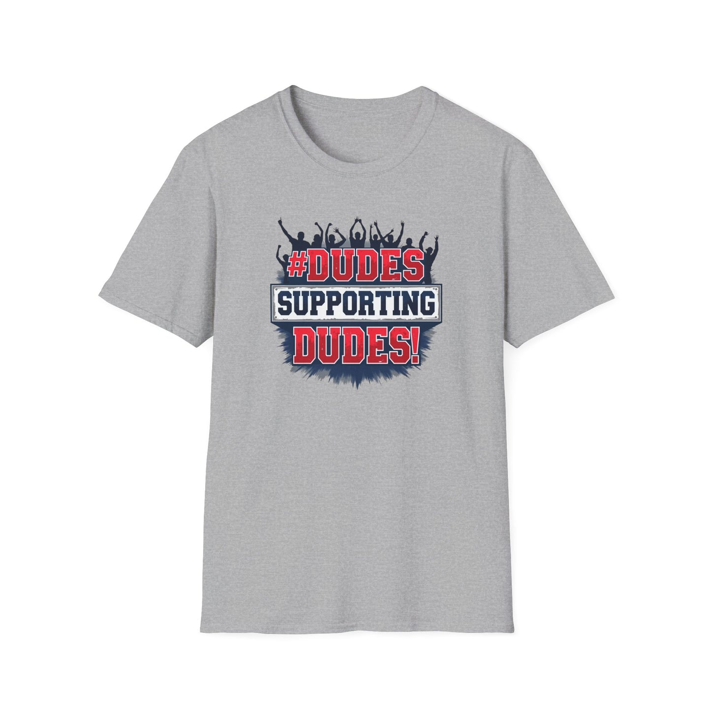 Dudes Supporting Dudes T-Shirt — Pride & Ally Support Graphic Tee