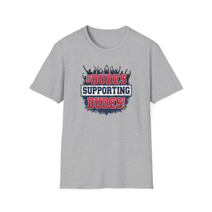 Dudes Supporting Dudes T-Shirt — Pride & Ally Support Graphic Tee