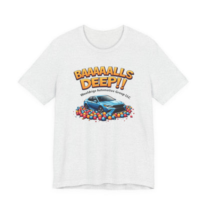 Baaaallls Deep, Unisex Jersey Short Sleeve Tee