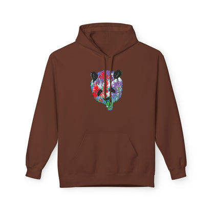 Psychedelic Panda, Unisex Midweight Softstyle Fleece Hoodie