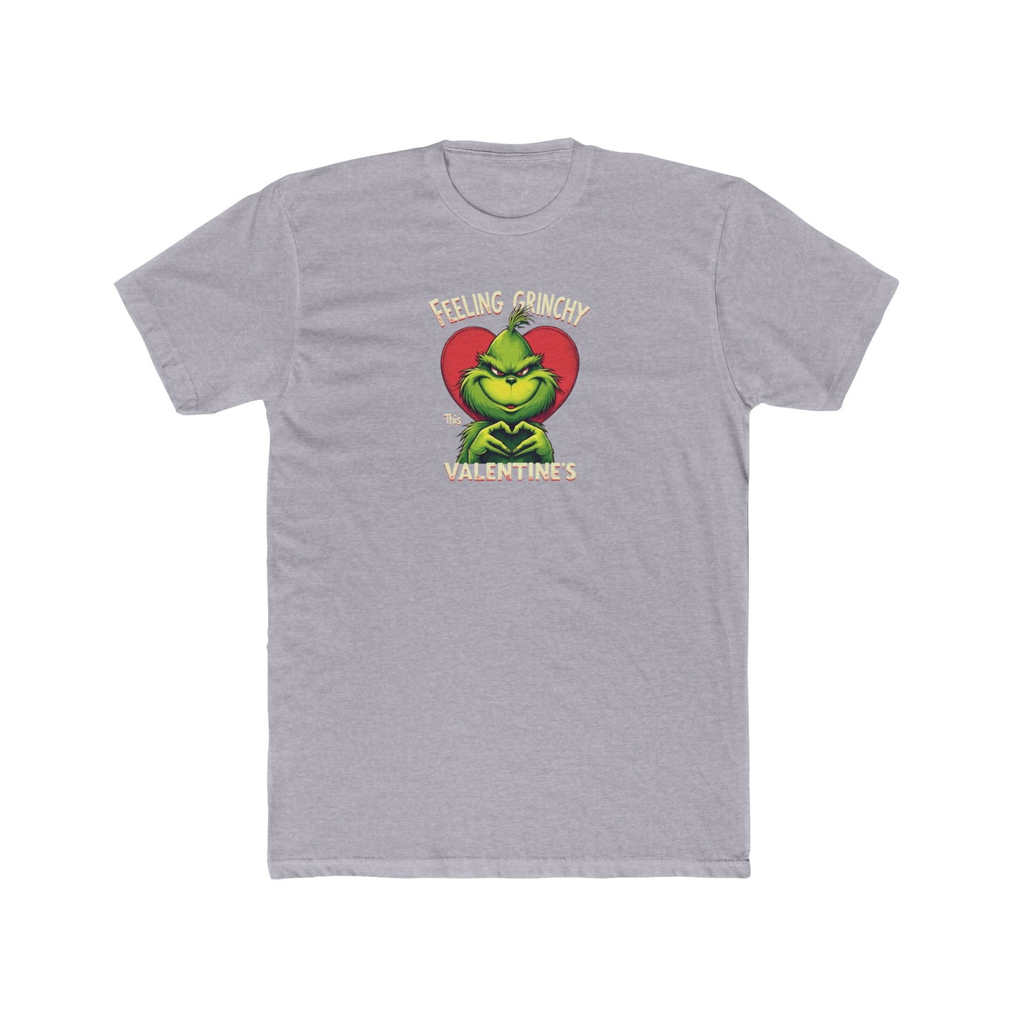 Grinch Heart Valentine T‑Shirt — "Feel My Heart" Holiday Tee