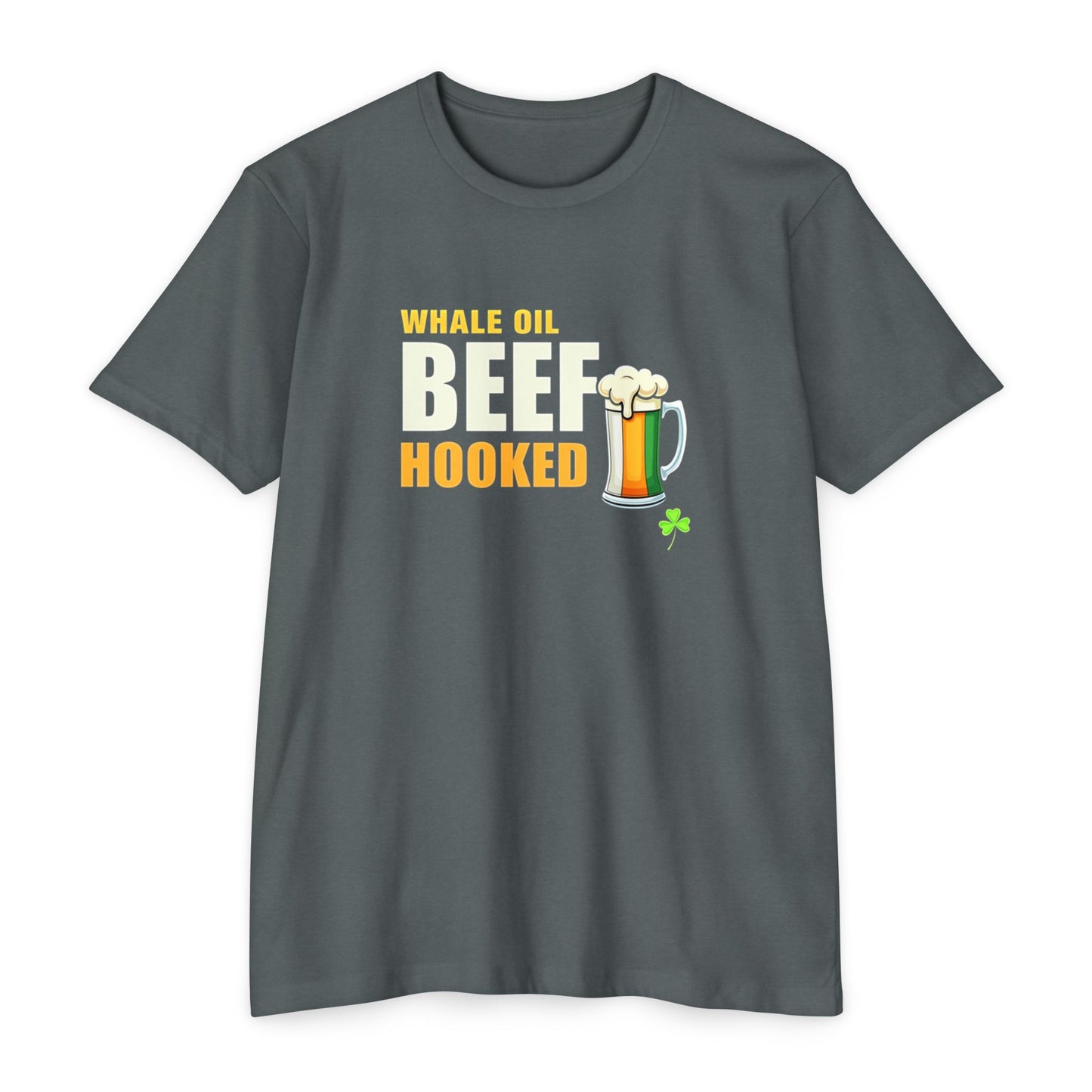 Beef Hooked Beer Graphic T-Shirt
