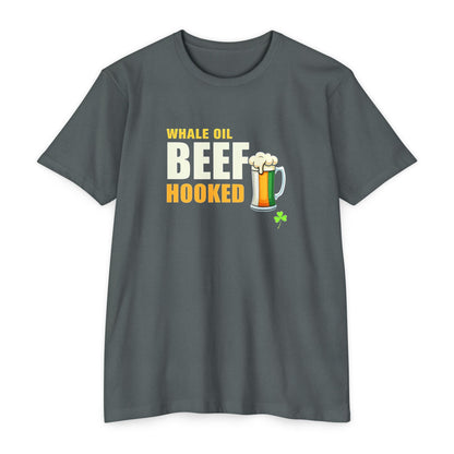 Beef Hooked Beer Graphic T-Shirt