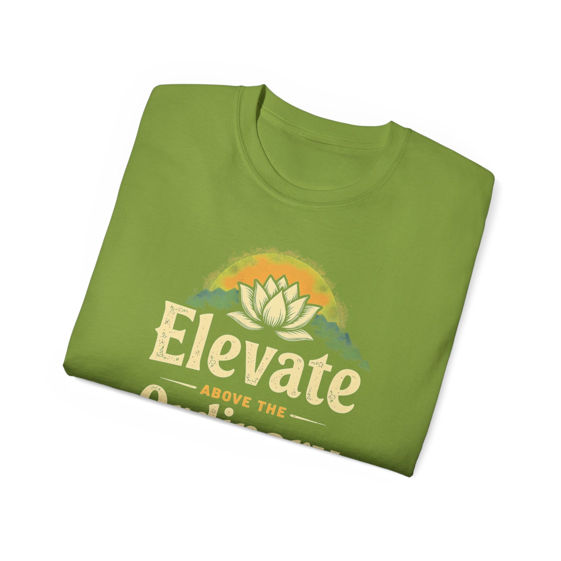 Inspirational Unisex Ultra Cotton Tee - 'Elevate Above the Ordinary' - Psychonaut Swag