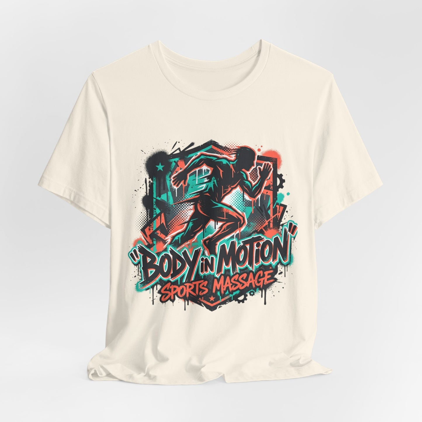 Sports Massage T-Shirt — Athletic Runner Graphic Tee
