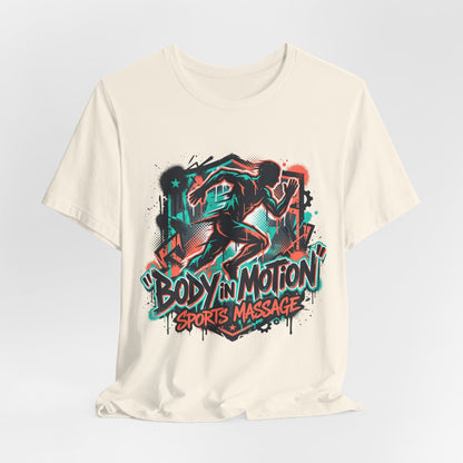 Sports Massage T-Shirt — Athletic Runner Graphic Tee