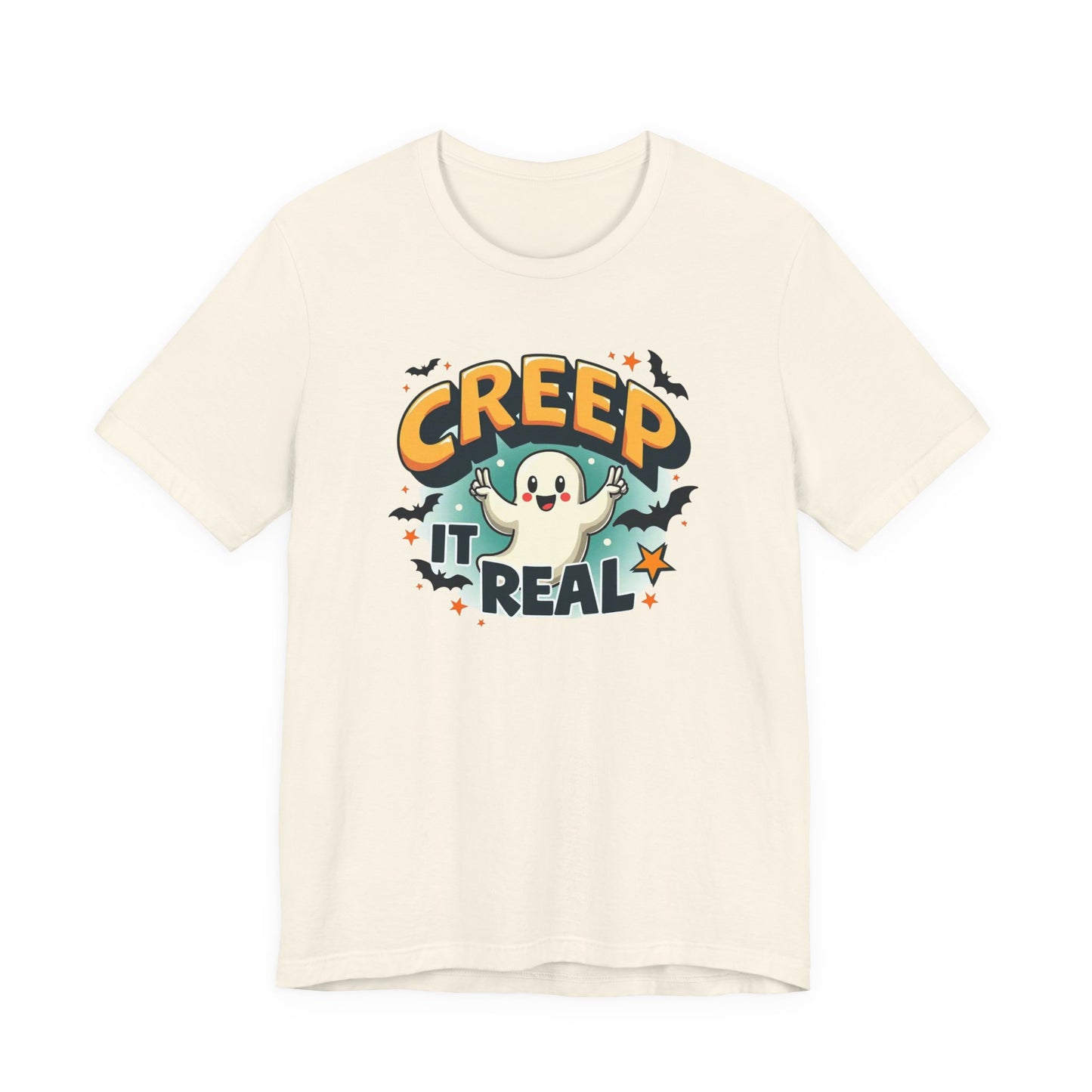 Creep It Real Ghost Tee — Cute Halloween T-Shirt