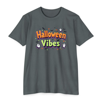 Halloween Vibes Unisex T-Shirt, Spooky Tee, Fall Fashion, Halloween Party Shirt, Gift for Ghost Lovers, Casual Autumn Wear