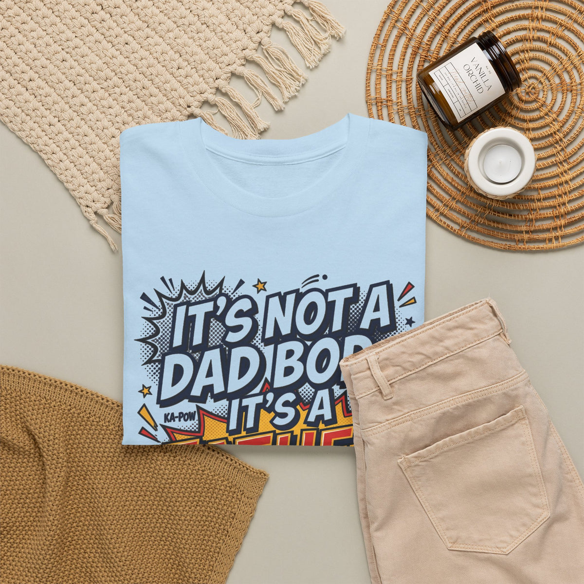 Father Figure T-Shirt — "It’s Not a Dad Bod… It’s a Father Figure!" Funny Father’s Day Tee