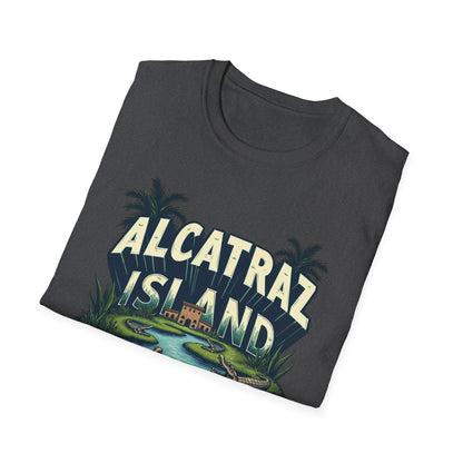 Alcatraz Island Vintage Travel T-Shirt — "Wishing You Were Here"