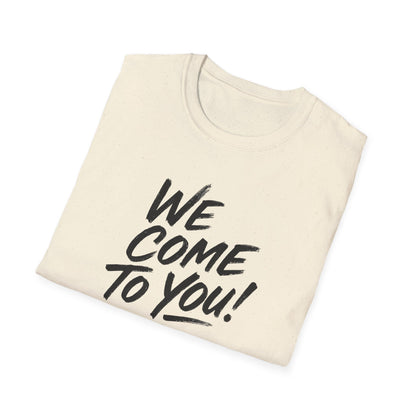 Advanced Mobile Detailing, Unisex Softstyle T-Shirt - 'We Come To You!' Graphic Tee for Mobile Detailers, Perfect for Everyday Wear, Gifts, Parties, Casual Outings