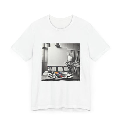 Artistic Unisex Tee - The Anticipation of a Blank Canvas - Psychonaut Swag