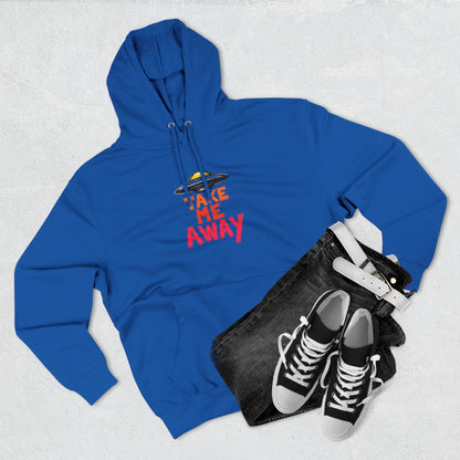 Take Me Away Hoodie — UFO Alien Abduction Graphic Pullover