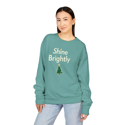 Christmas Tree sweater, Unisex ComfortWash® Garment Dyed Crewneck Sweatshirt