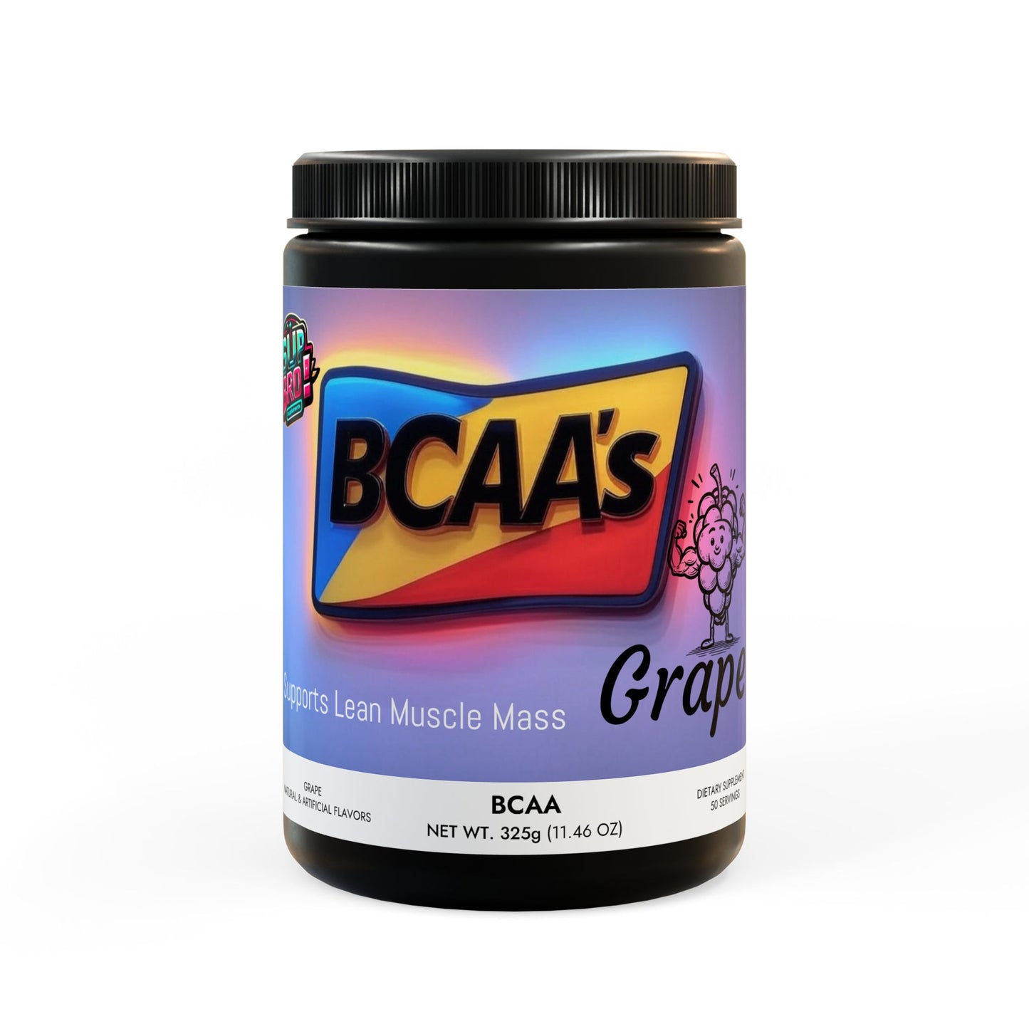 BCAA, Sup Bro, Supplement, Grape (325g, 11.46oz, 50 servings)