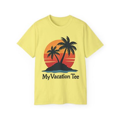 My Vacation Tee - Unisex Ultra Cotton Shirt for Beach Lovers - Psychonaut Swag