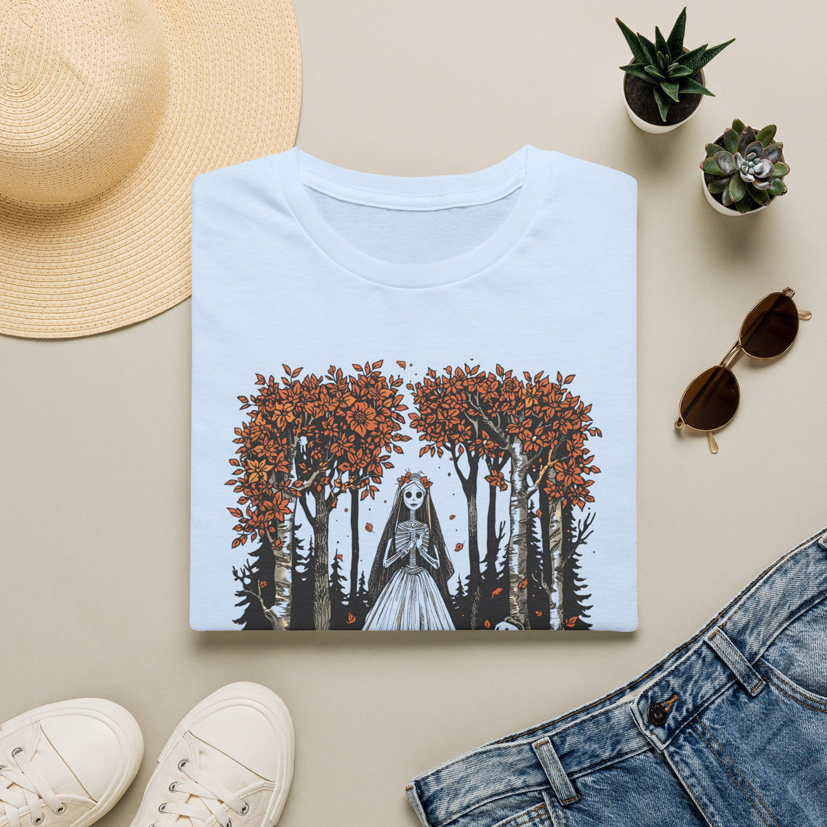 Spooky Bride T-Shirt, spooky bride