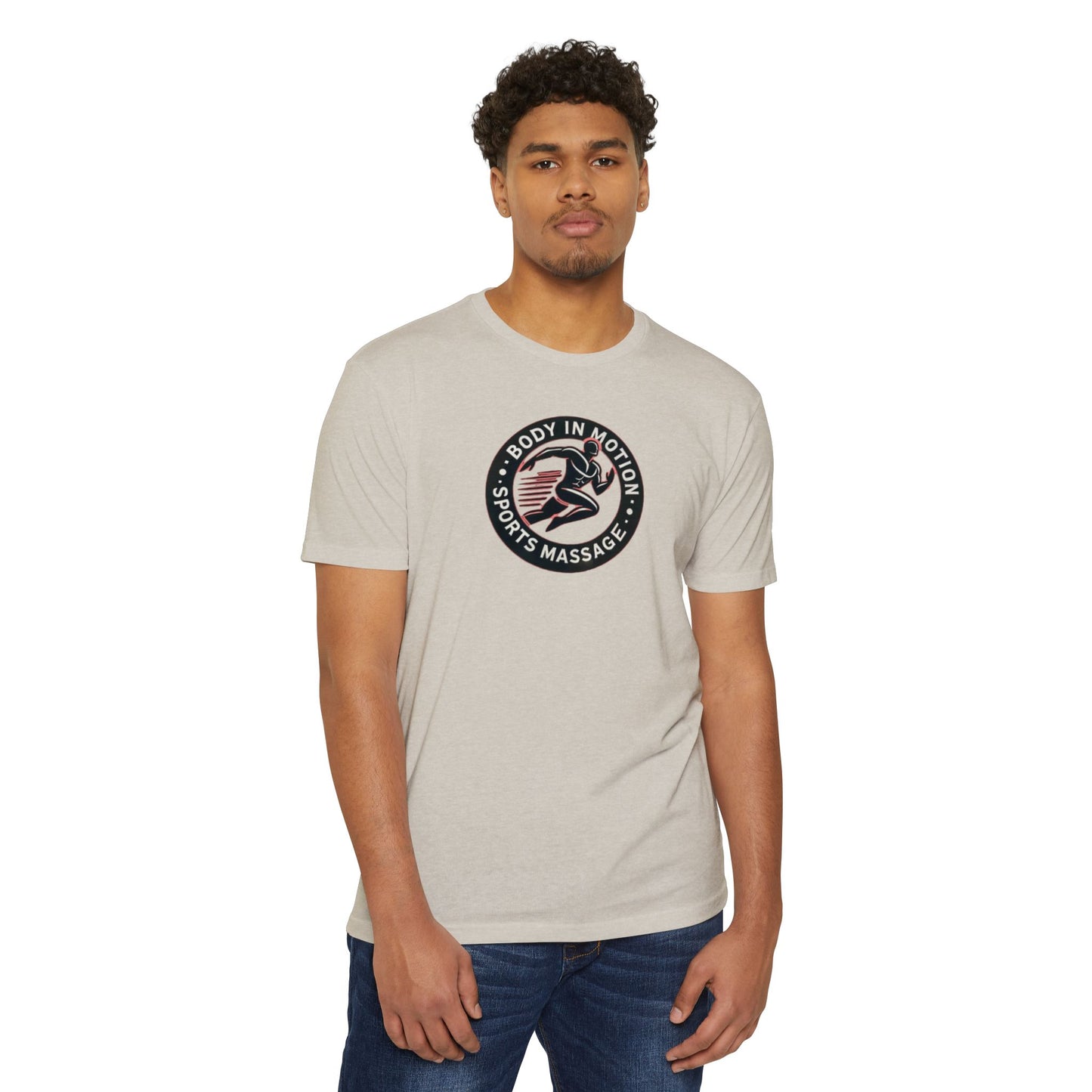 Body In Motion Sports Massage T-Shirt — Recovery & Mobility Athletic Tee