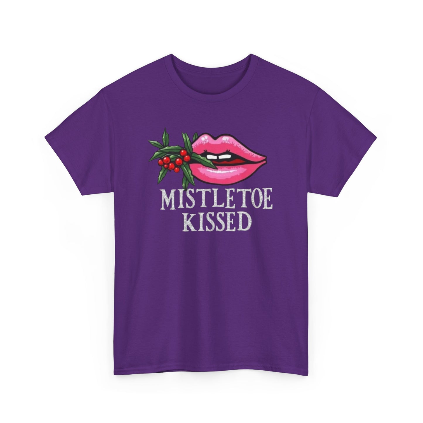 Mistletoe Kissed, Unisex Heavy Cotton Tee