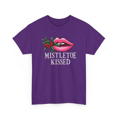Mistletoe Kissed, Unisex Heavy Cotton Tee