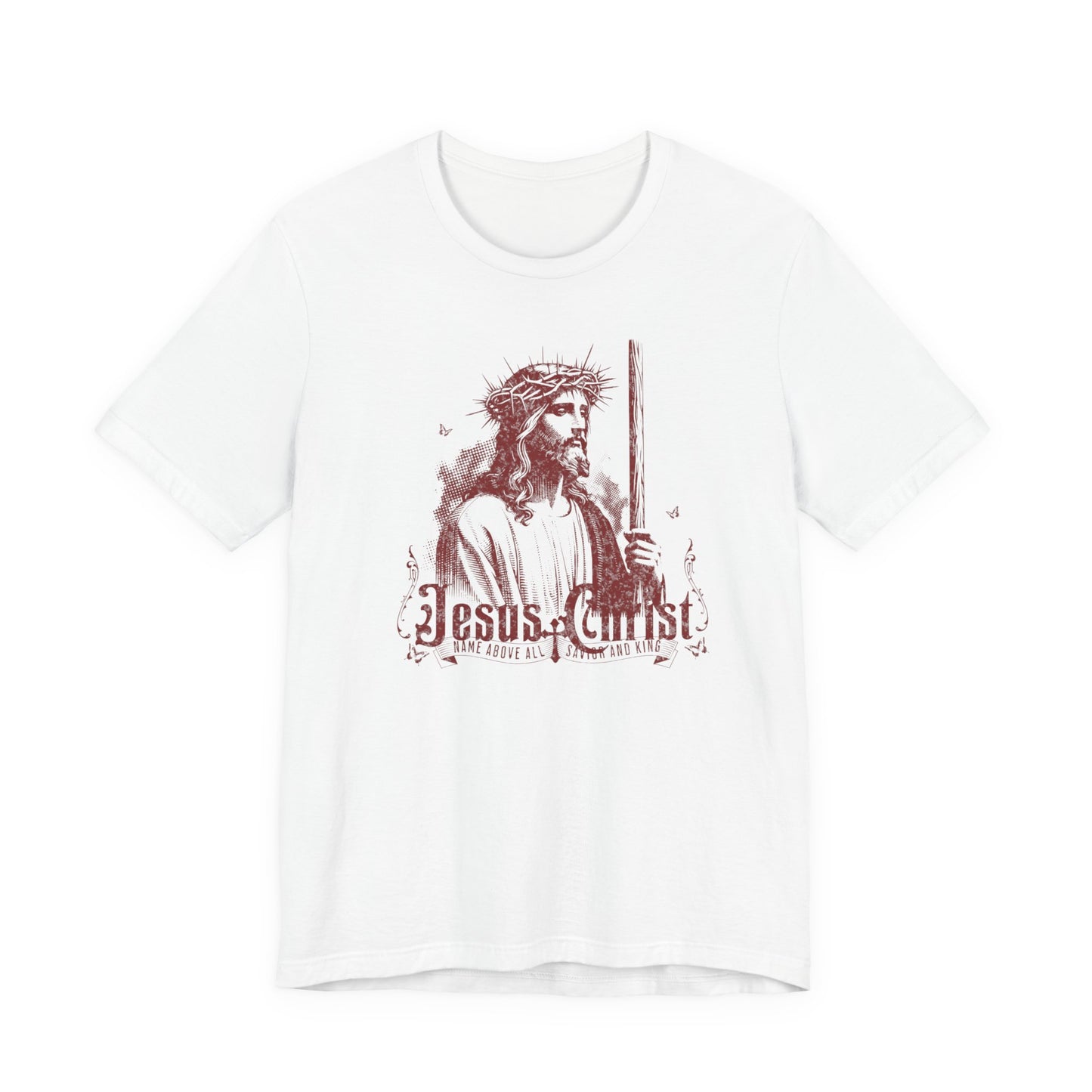 Jesus Christ iconic Tee – Christian Faith T‑Shirt with Crown of Thorns Design