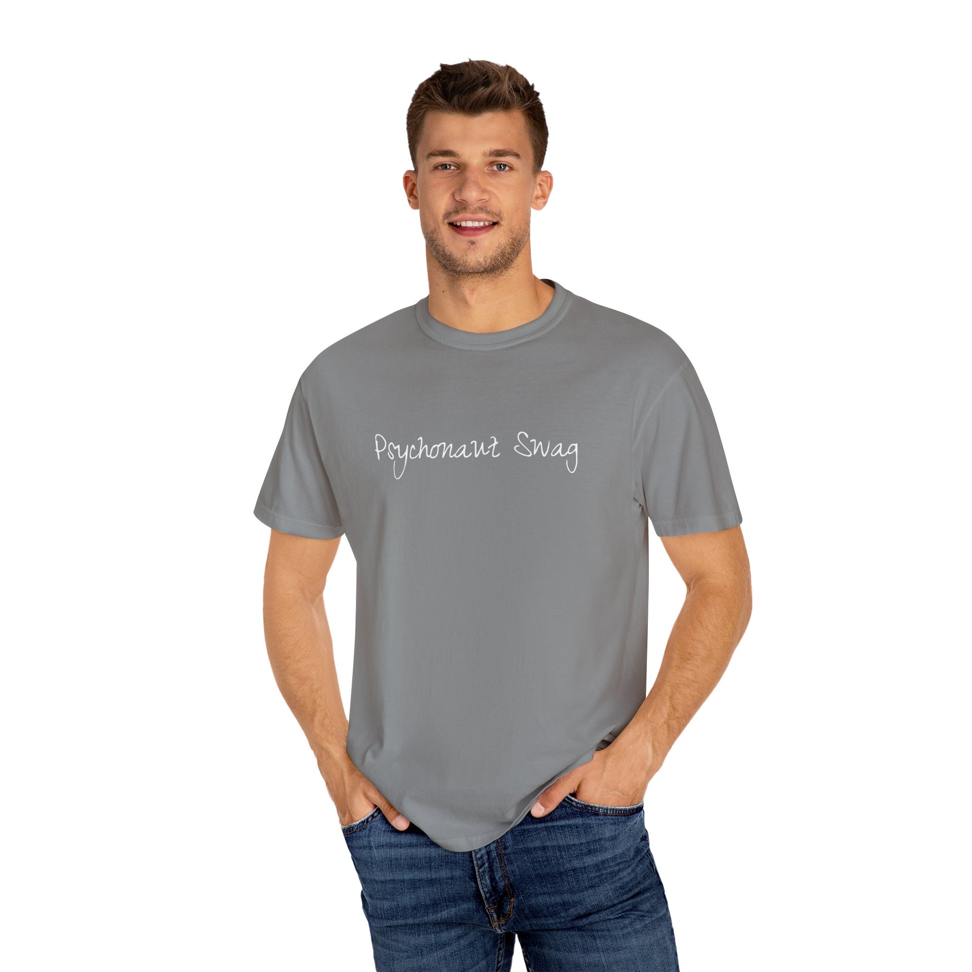 Psychonaut swag staple, Mermaid, Unisex Garment-Dyed T-shirt - Psychonaut Swag