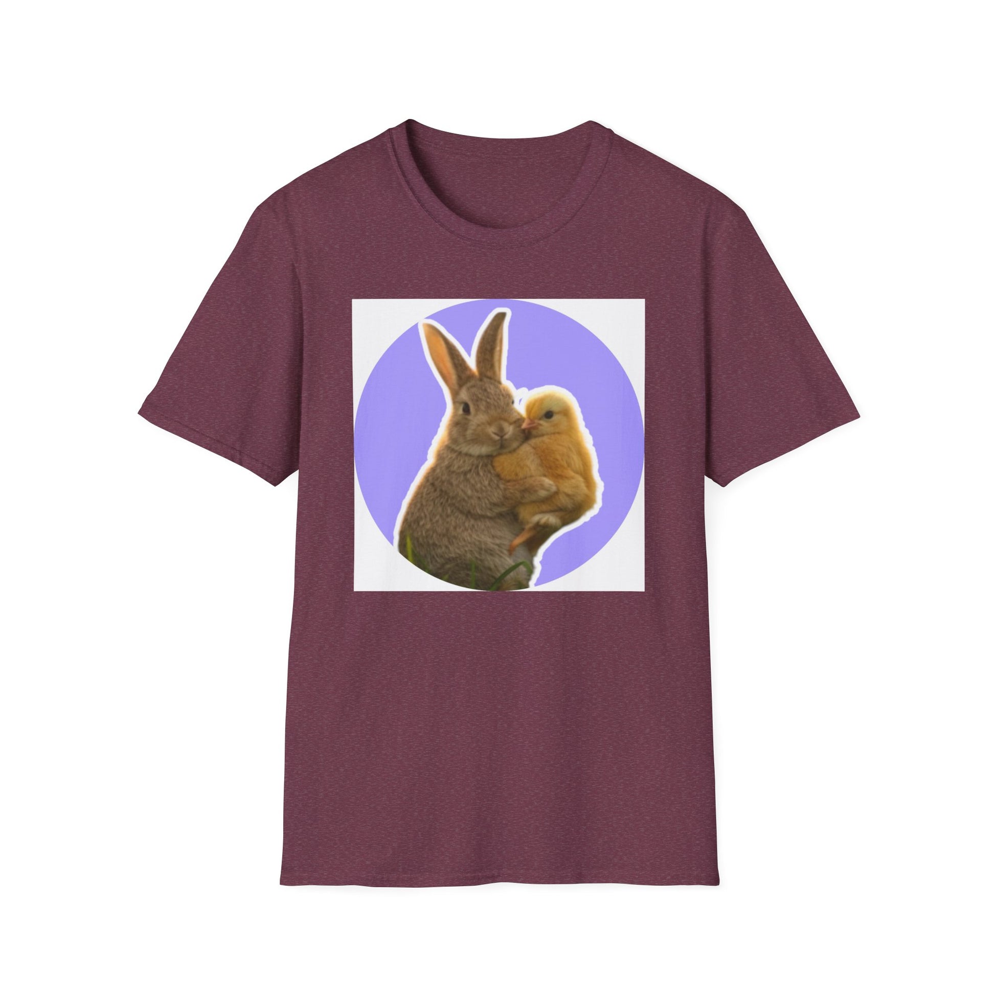 Easter Bunny and Chic, Unisex Softstyle T-Shirt - Psychonaut Swag