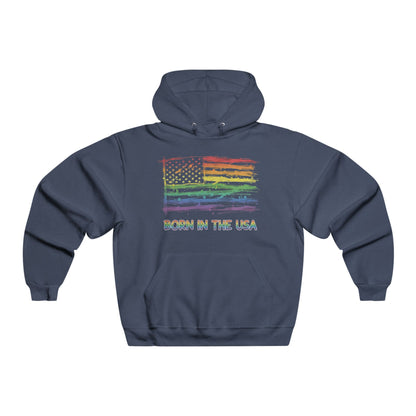 Born in the USA, Men's NUBLEND® Hooded Sweatshirt