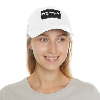 Stylish Dad Hat with Leather Patch - Perfect Gift for Dads, Casual Outings, Summer Days, Unique Accessories, Fashionable Headwear